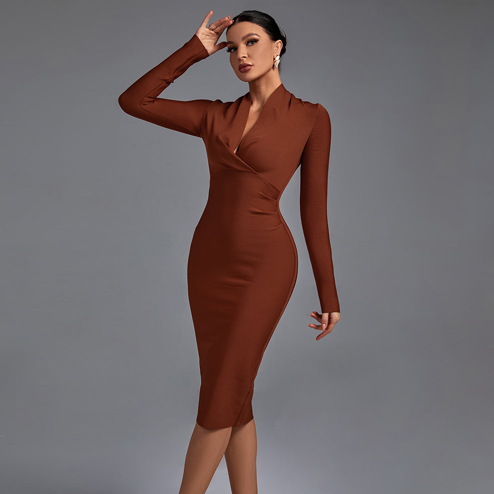 Victoria - Vestido de Manga Larga