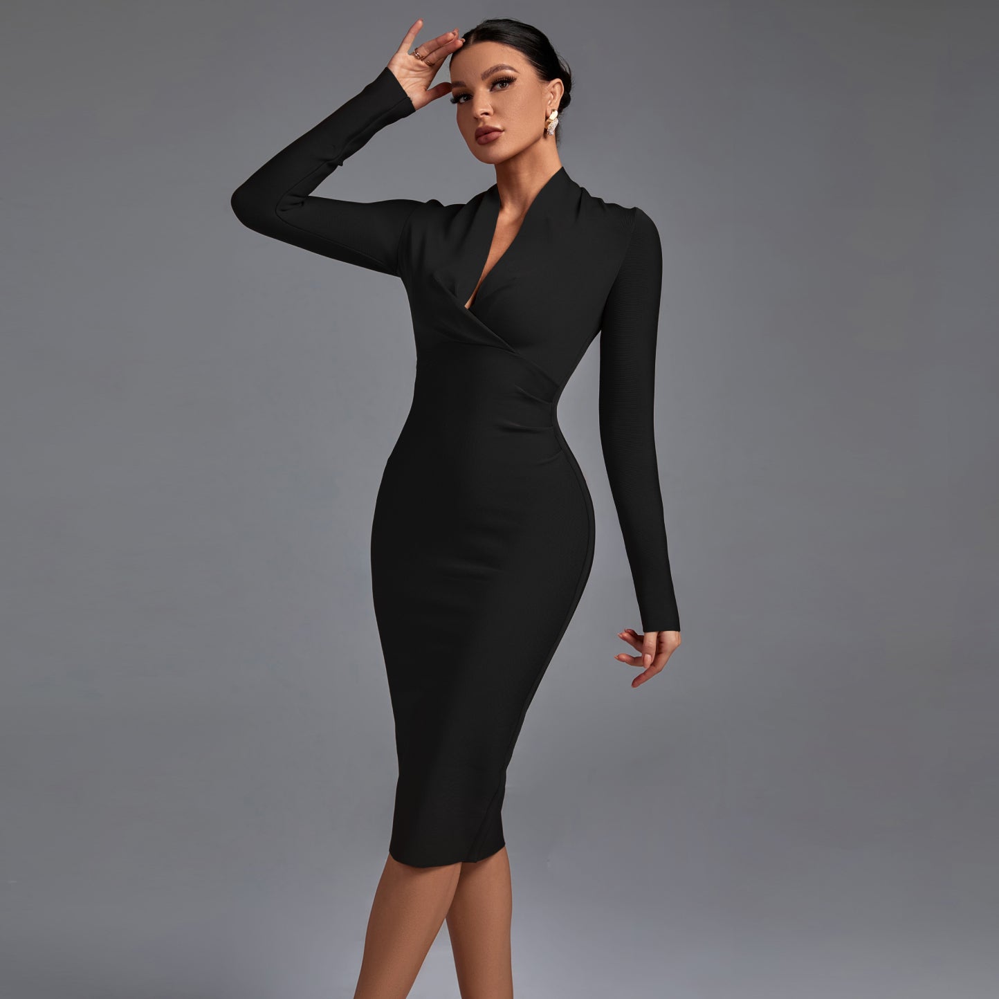 Victoria - Vestido de Manga Larga