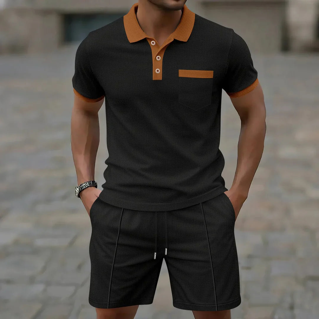 Conjunto Polo - Tejido Waffle