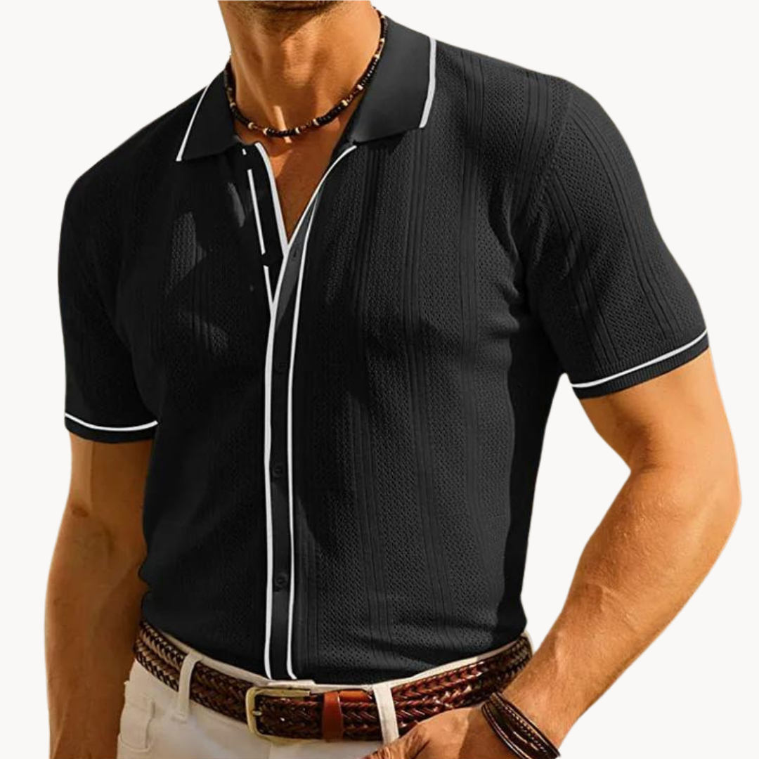 Rafael - Camisa Polo de Manga Corta Transpirable