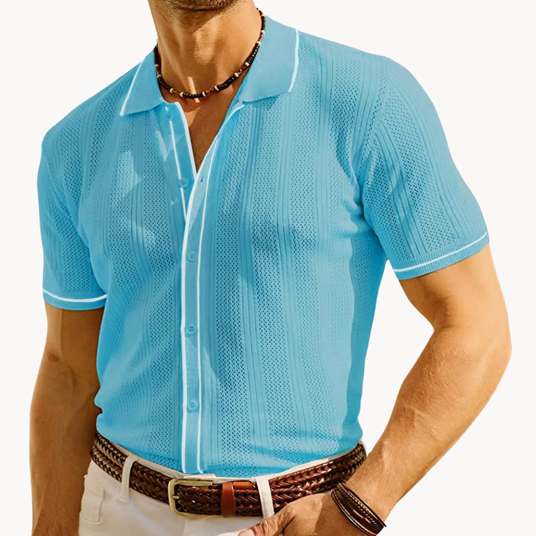 Rafael - Camisa Polo de Manga Corta Transpirable