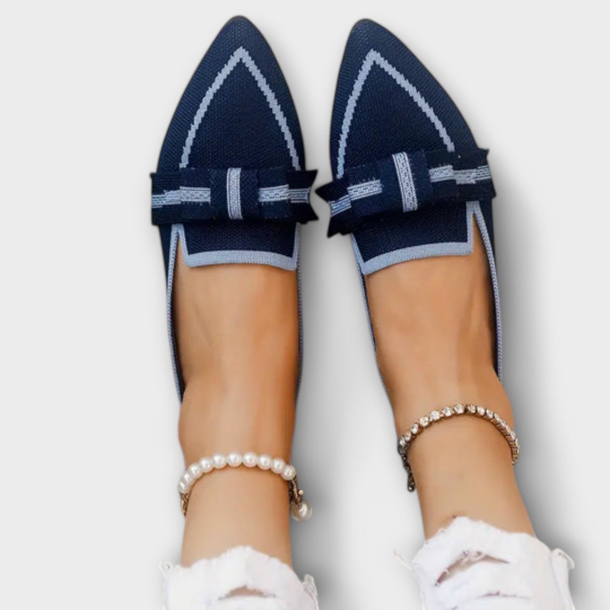Daniela - Zapatos planos para mujer con lazo