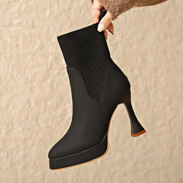 Eugénia - Botas con plataforma, Confort y Elegancia Femenina