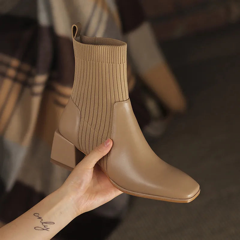 Alba - Botas con plataforma, Confort y Elegancia Femenina