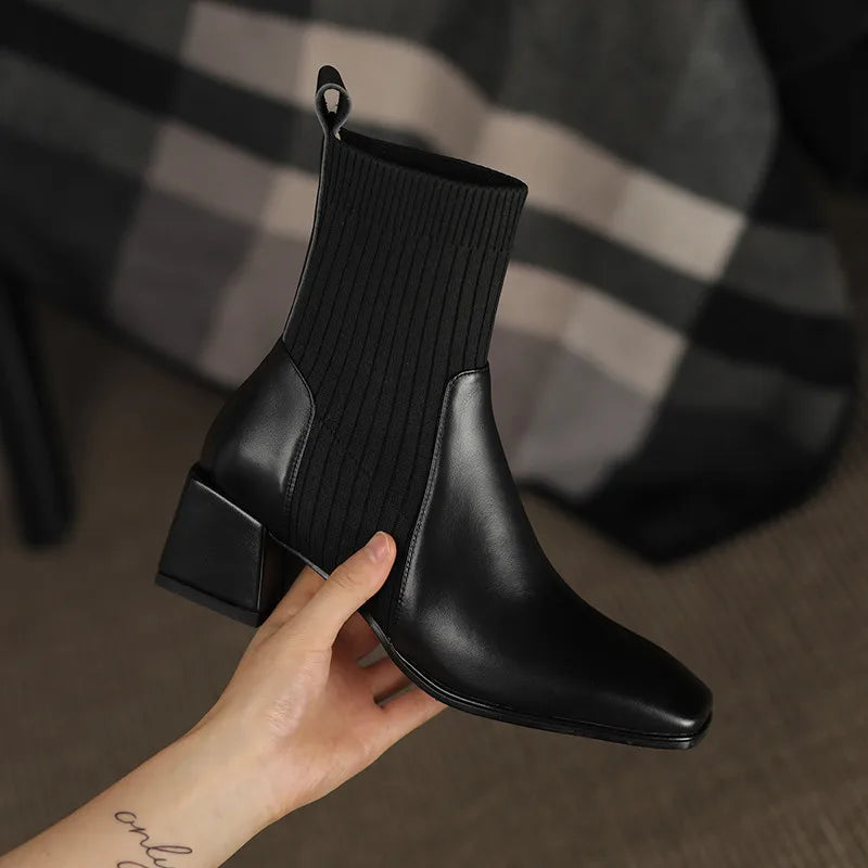 Alba - Botas con plataforma, Confort y Elegancia Femenina