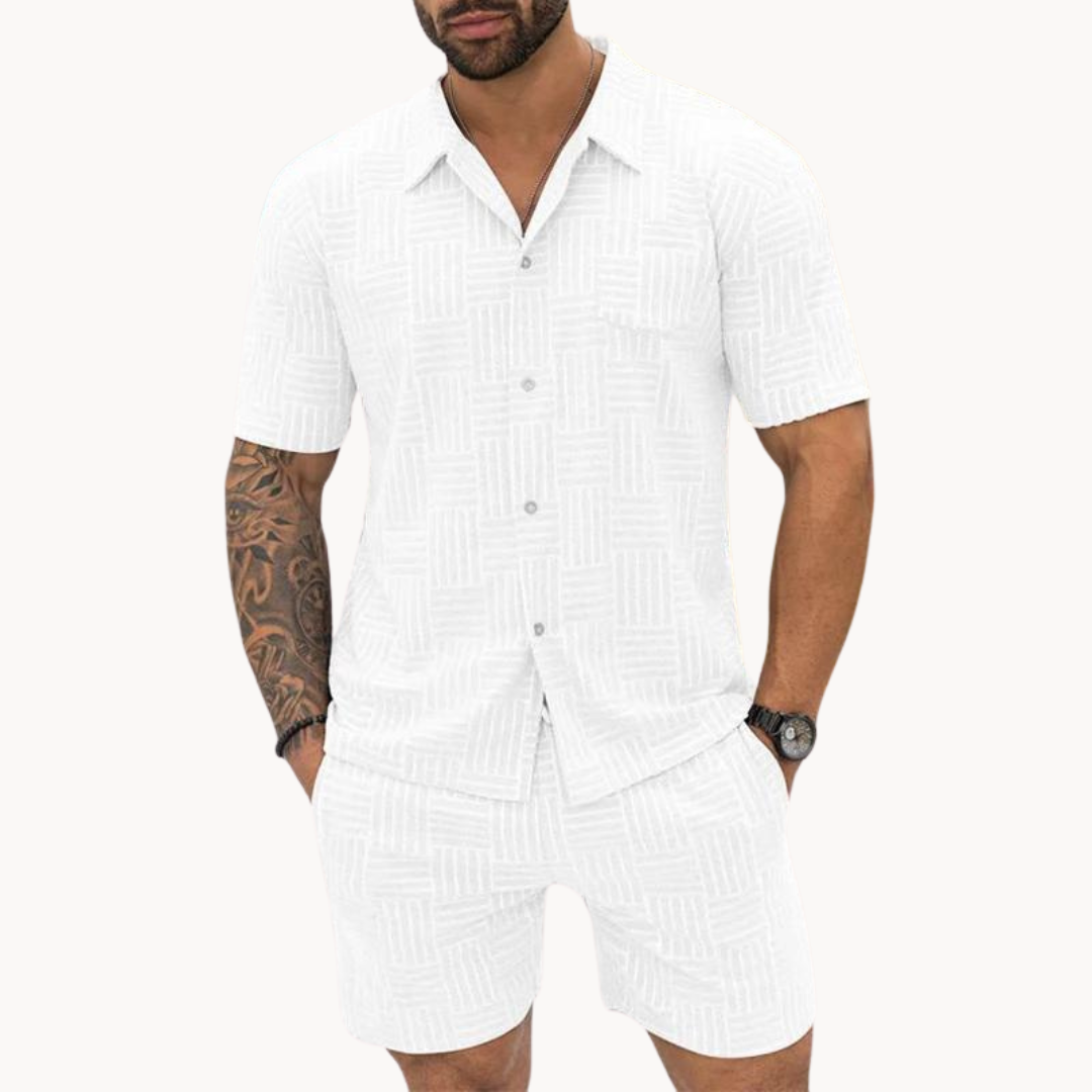 Conjunto de Camisa y Pantalones Cortos - Retro