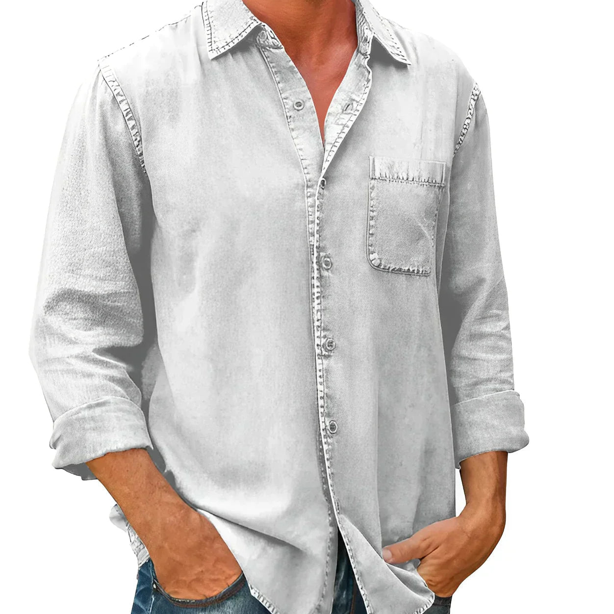 Lionel - Camisa Mezcla Transpirable Relajada