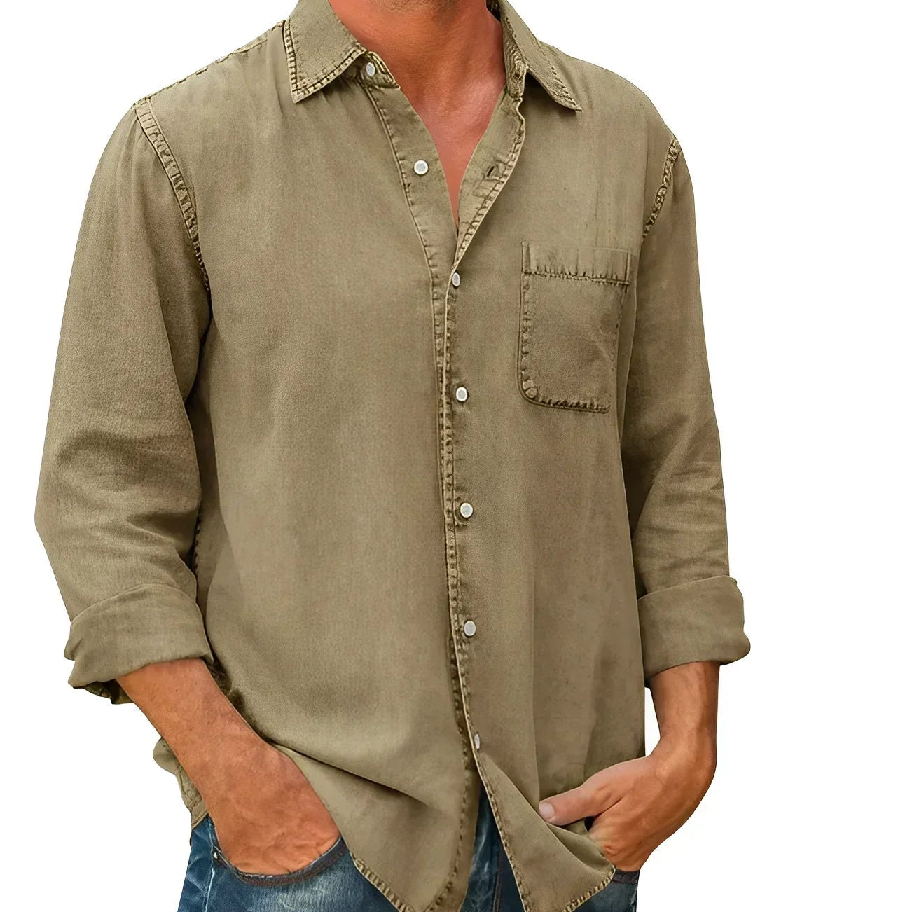 Lionel - Camisa Mezcla Transpirable Relajada