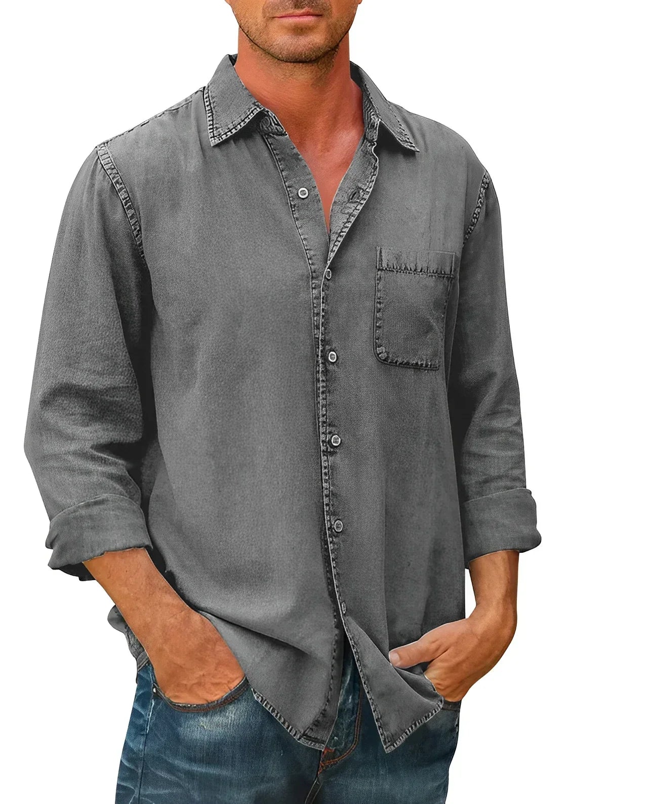 Lionel - Camisa Mezcla Transpirable Relajada