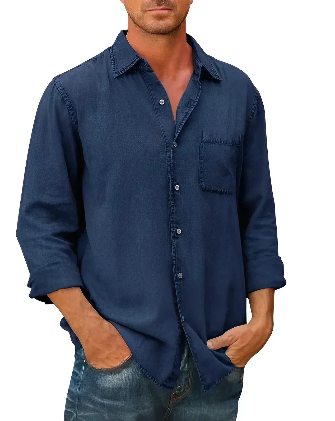 Lionel - Camisa Mezcla Transpirable Relajada