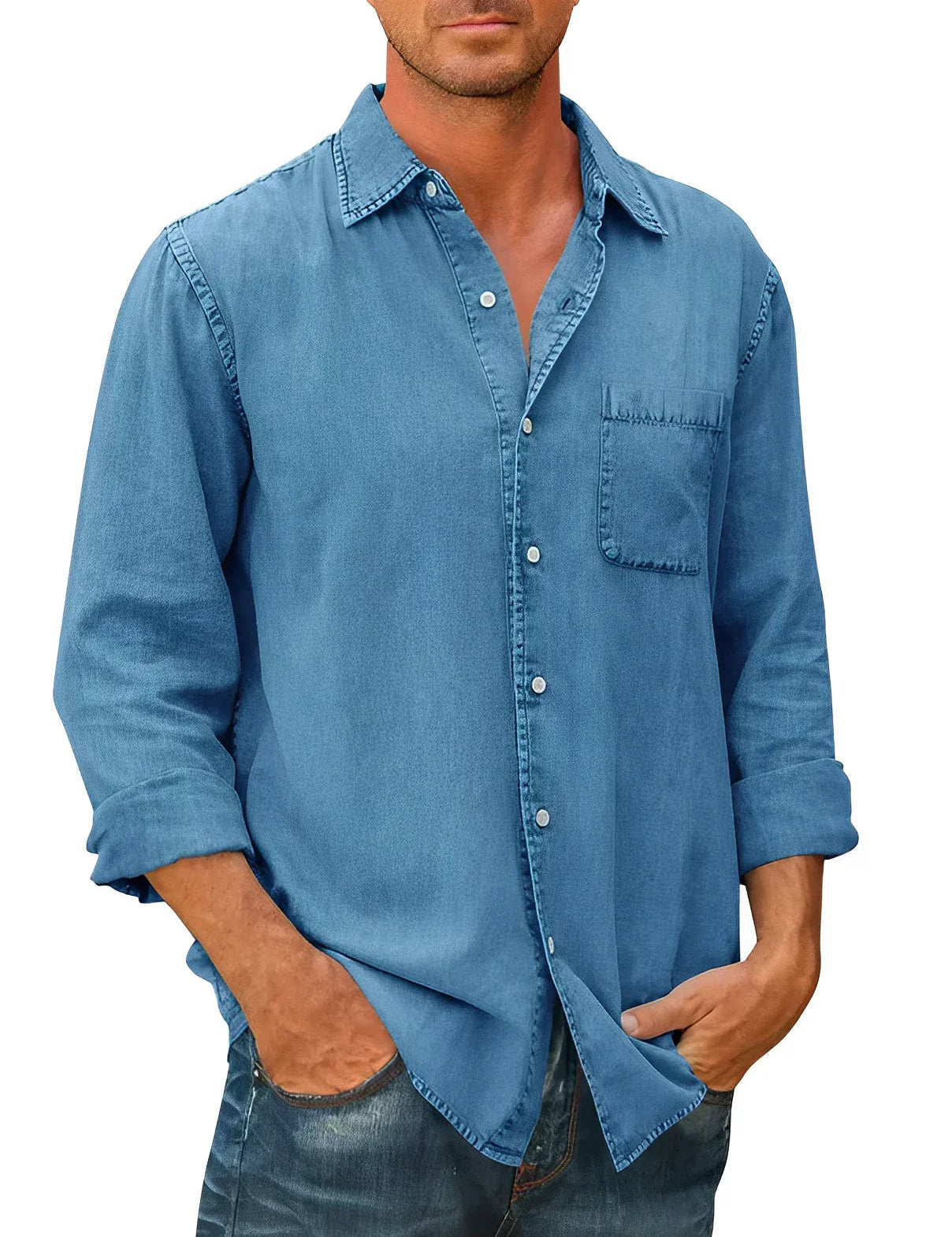 Lionel - Camisa Mezcla Transpirable Relajada