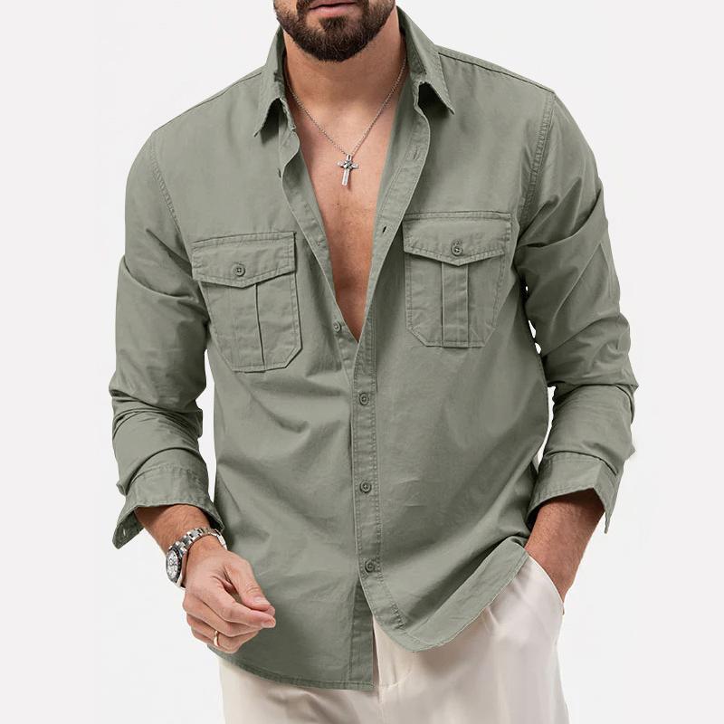 Julian - Camisa de Bolsos Cargo Confort Térmico