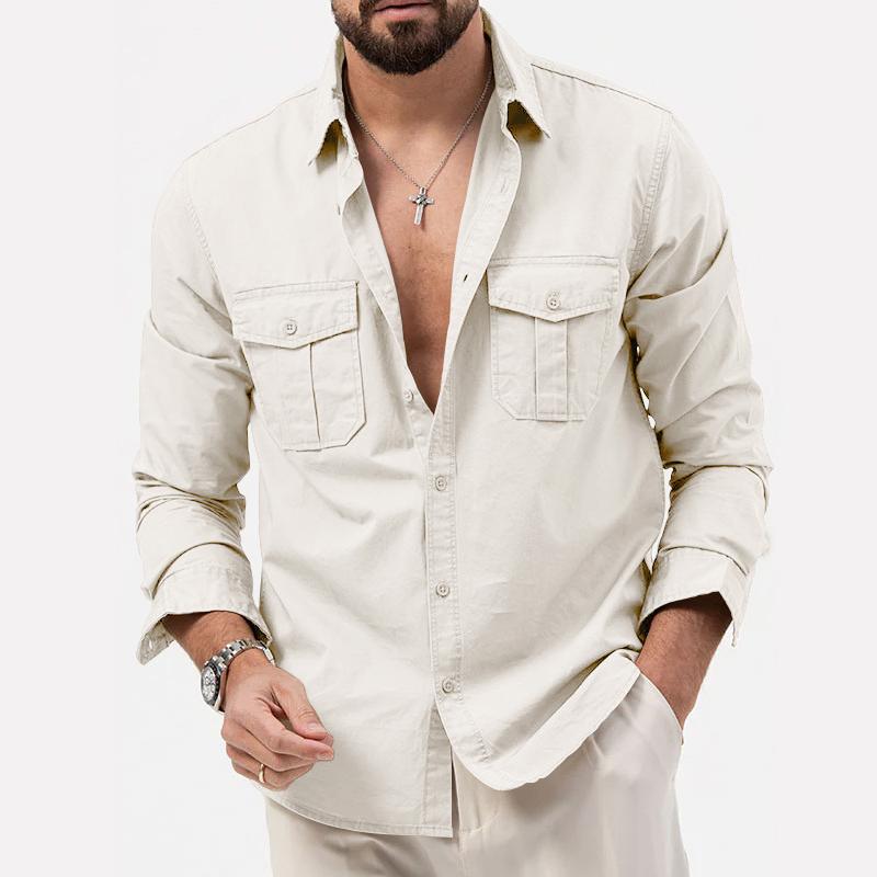 Julian - Camisa de Bolsos Cargo Confort Térmico