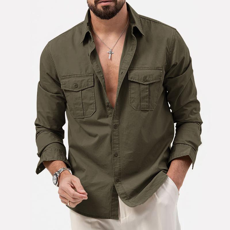 Julian - Camisa de Bolsos Cargo Confort Térmico