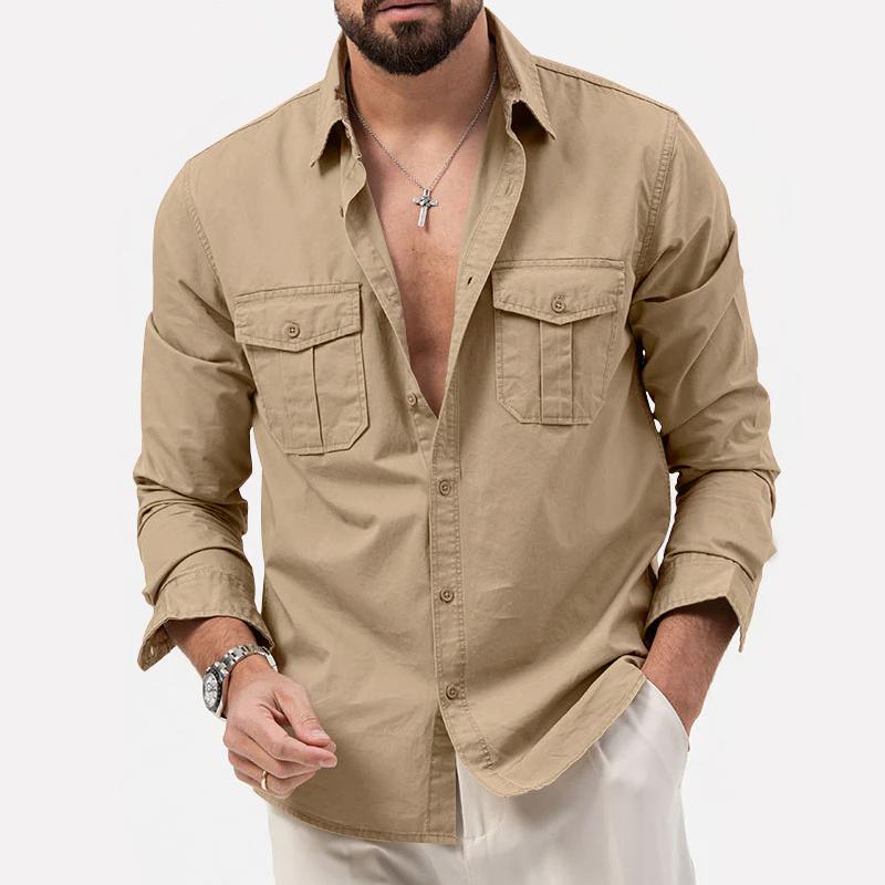Julian - Camisa de Bolsos Cargo Confort Térmico