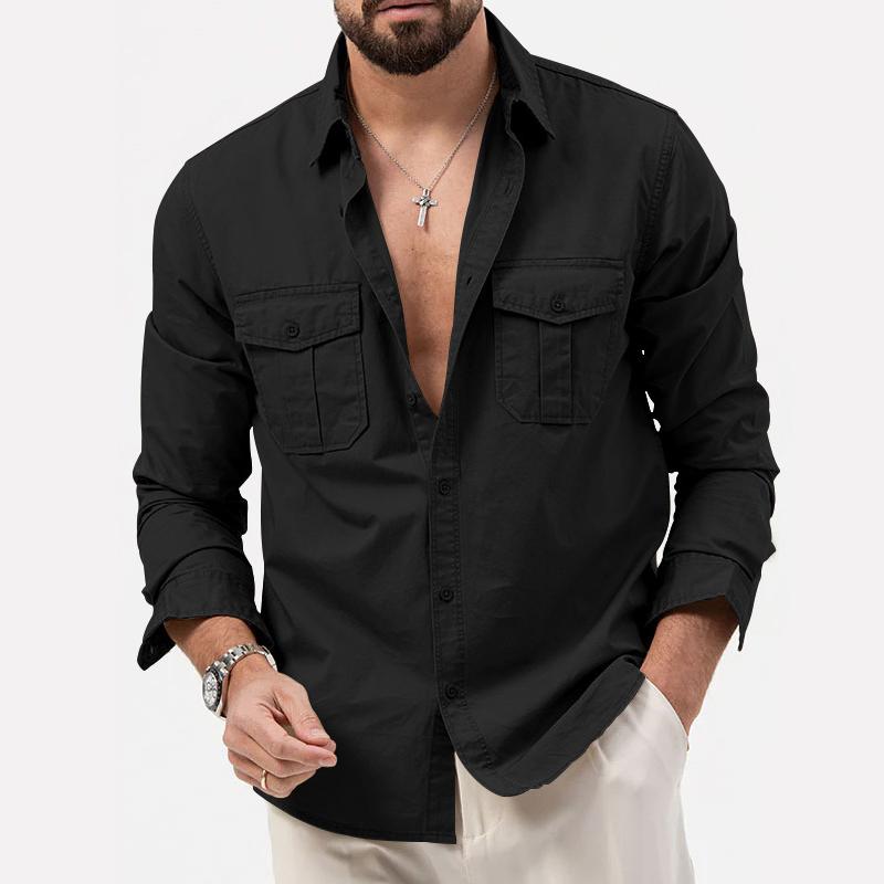 Julian - Camisa de Bolsos Cargo Confort Térmico