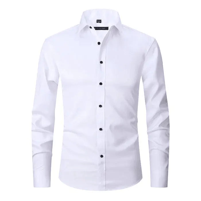 Camisa - Mezcla de Poliéster Sin Arrugas