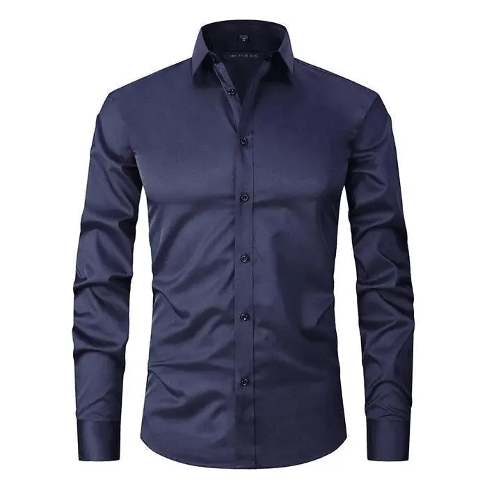 Camisa - Mezcla de Poliéster Sin Arrugas