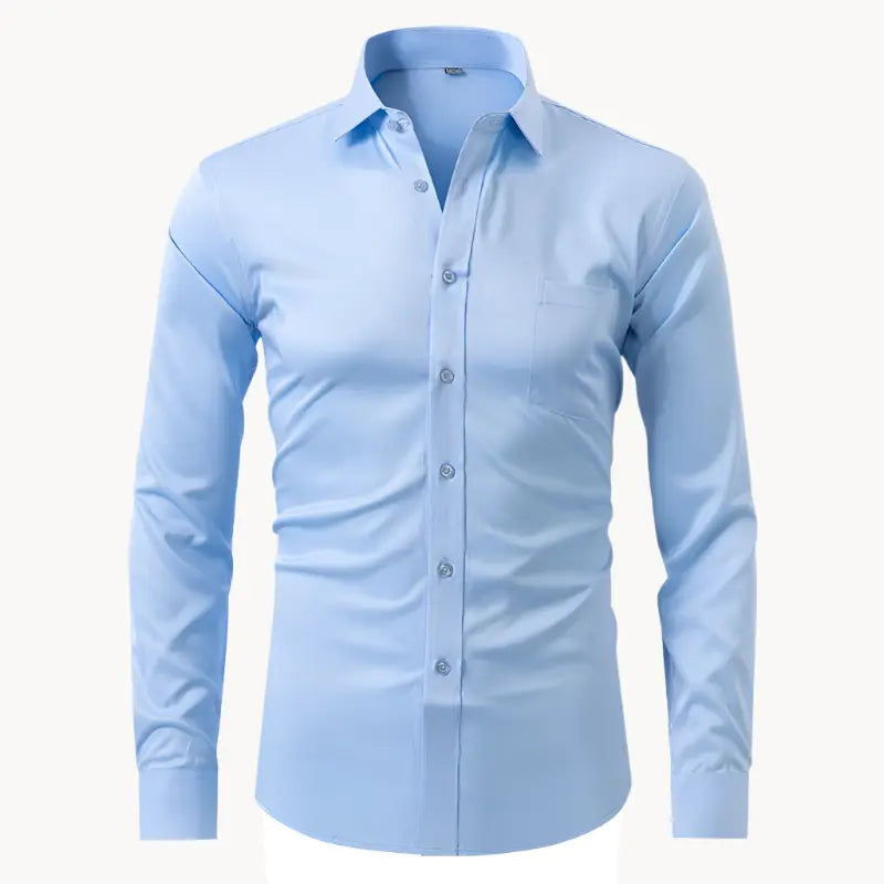 Camisa - Mezcla de Poliéster Sin Arrugas