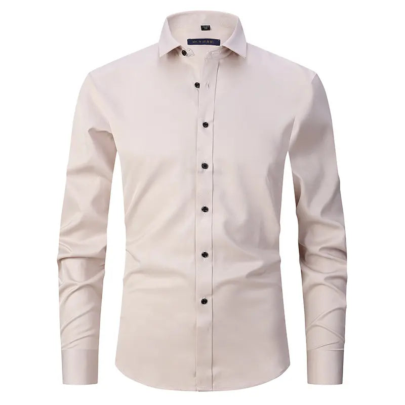 Camisa - Mezcla de Poliéster Sin Arrugas