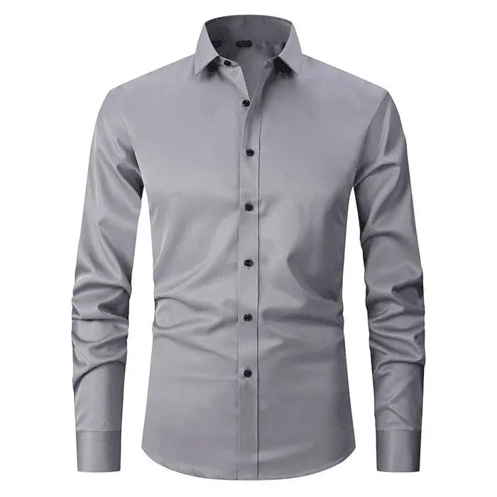 Camisa - Mezcla de Poliéster Sin Arrugas