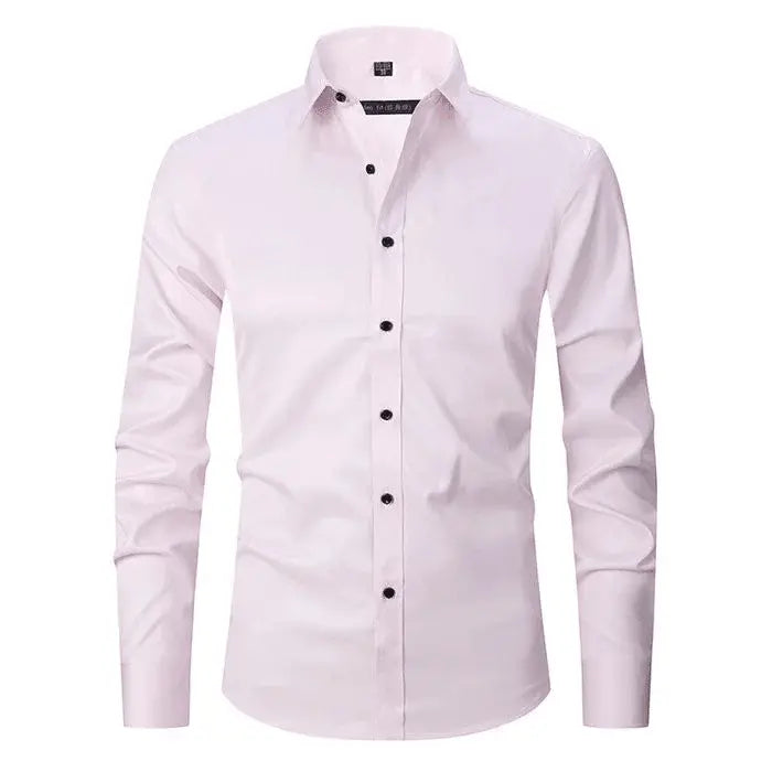 Camisa - Mezcla de Poliéster Sin Arrugas