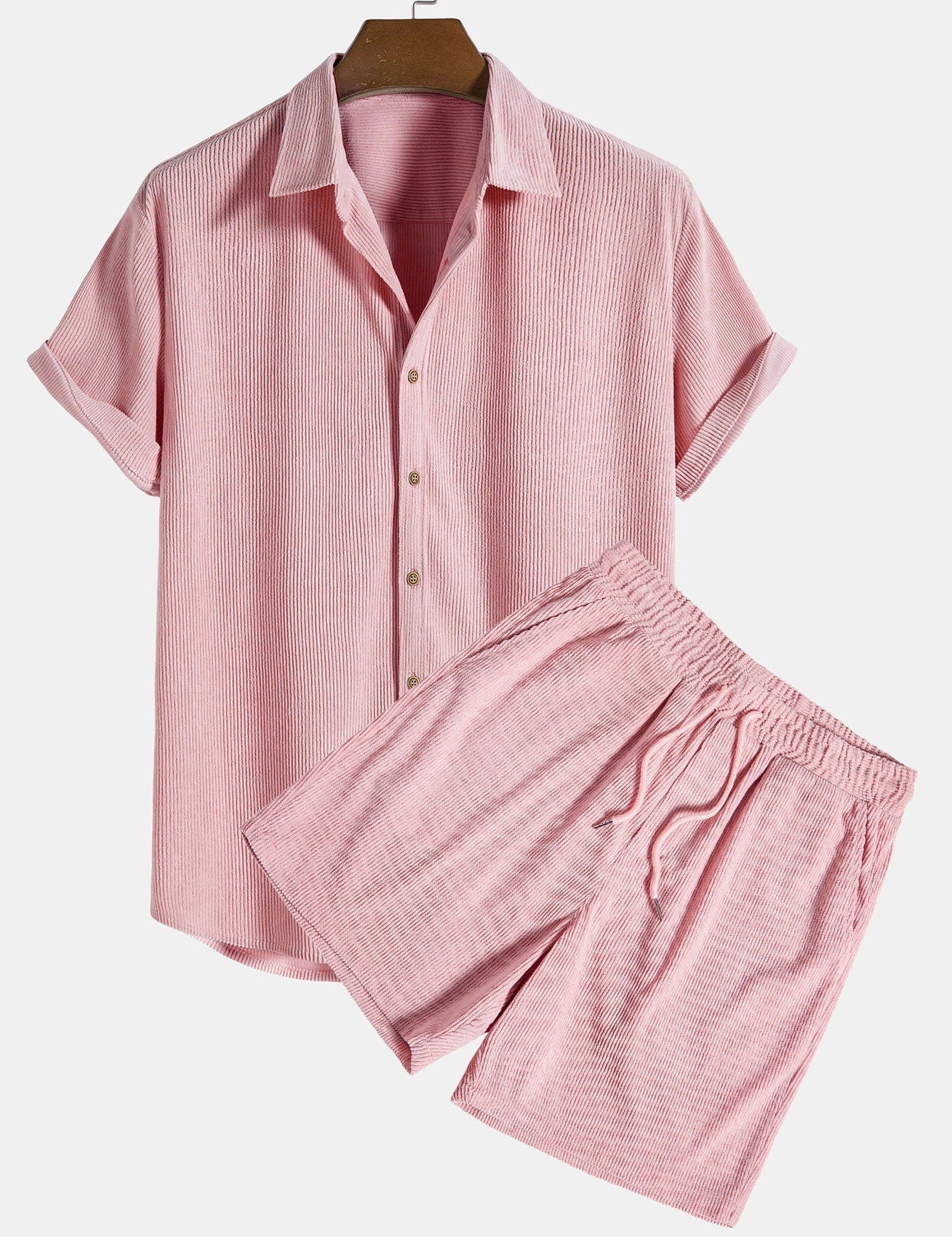 Conjunto de Camisa - Terciopelo Cotelé