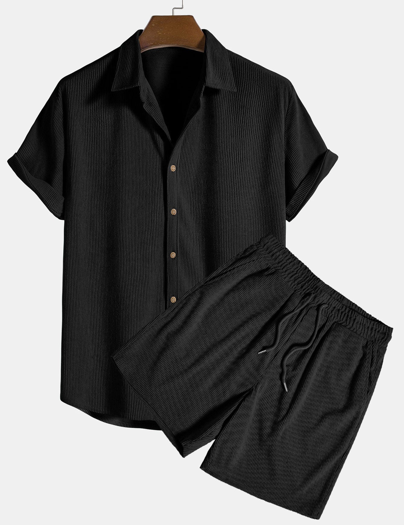 Conjunto de Camisa - Terciopelo Cotelé