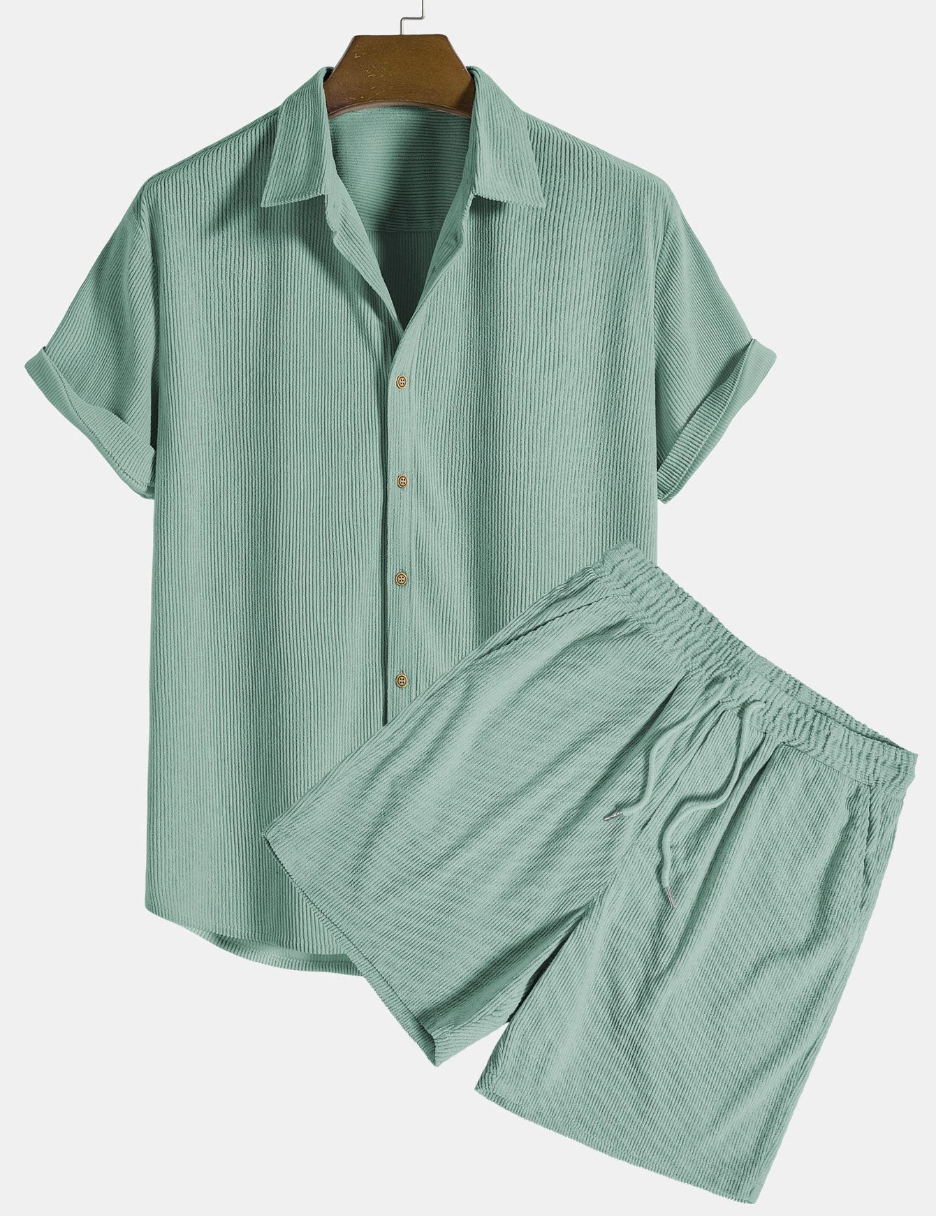 Conjunto de Camisa - Terciopelo Cotelé