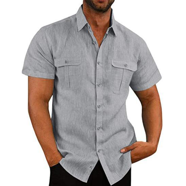 Pedro - Camisa Manga Corta Dos Bolsillos
