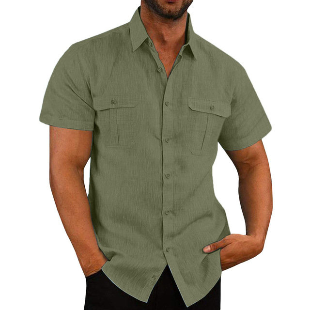 Pedro - Camisa Manga Corta Dos Bolsillos