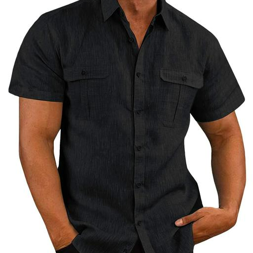 Pedro - Camisa Manga Corta Dos Bolsillos