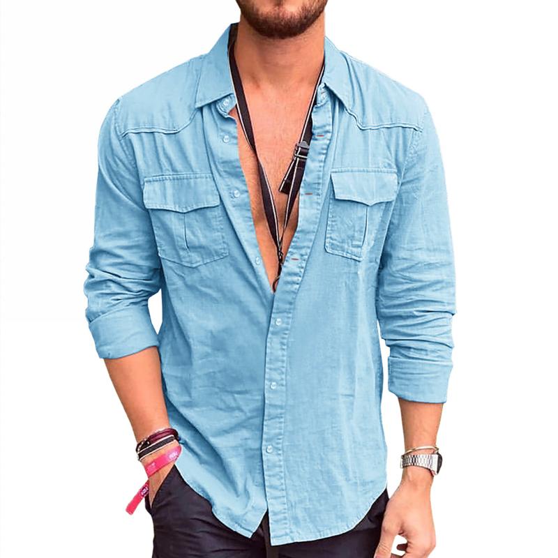 Diego - Camisa con Bolsos Cargo a Medida