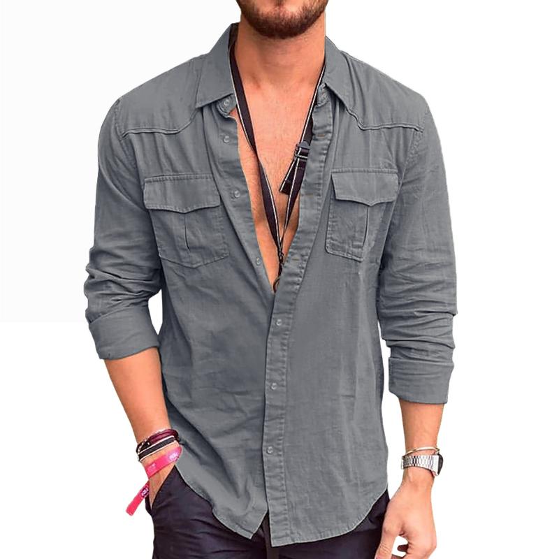 Diego - Camisa con Bolsos Cargo a Medida