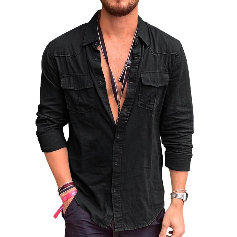 Diego - Camisa con Bolsos Cargo a Medida