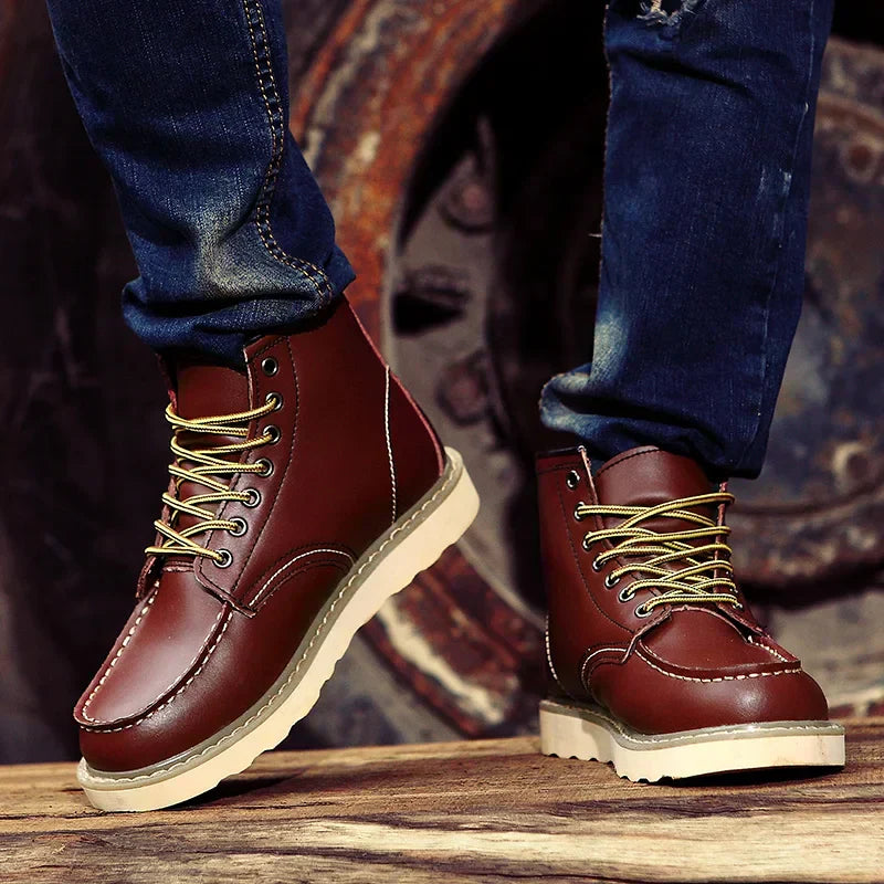 Daniel - Botas de Cuero Verdadero