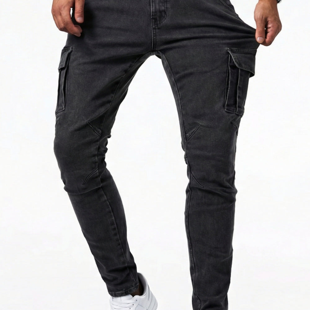 Sommerfeld | Jeans Cargo Elásticas para Hombres (1 compra, 1 GRATIS)