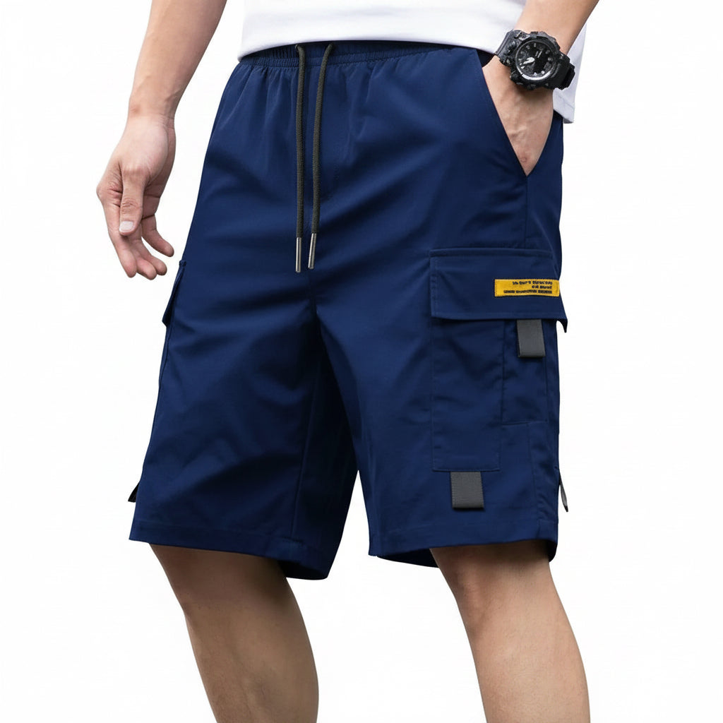 Xavi - Pantalones Cortos Cargo con Cordón