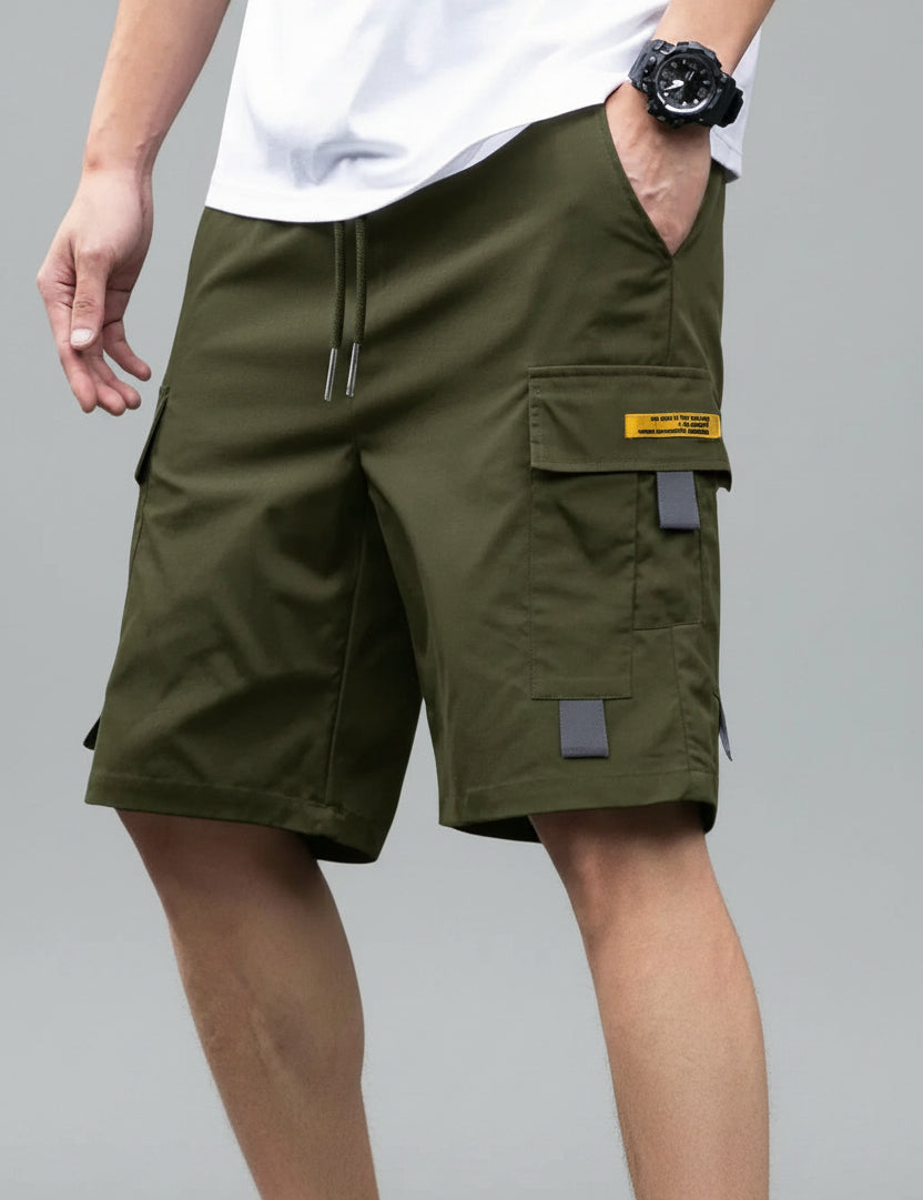 Xavi - Pantalones Cortos Cargo con Cordón