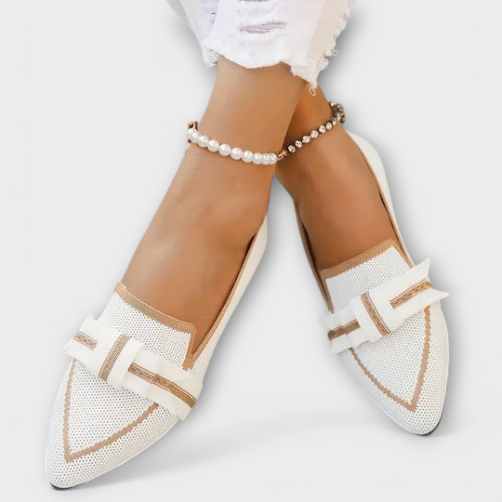 Daniela - Zapatos planos para mujer con lazo