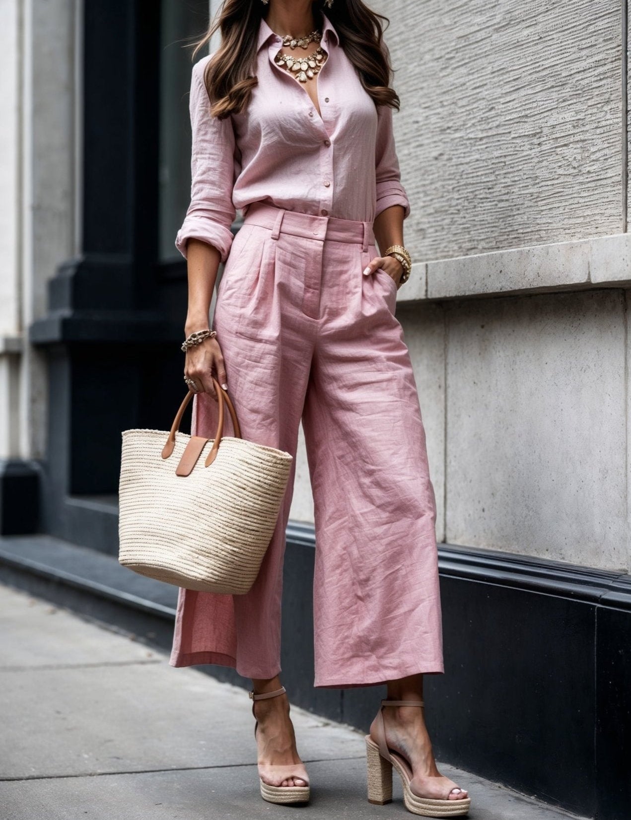 Isabel - Look Casual Chic Rosa