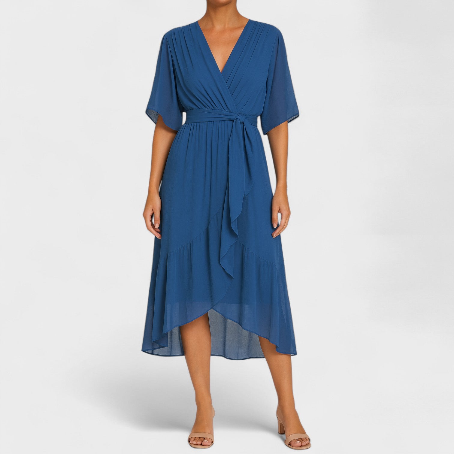 Jimena - Vestido elegante con cintura