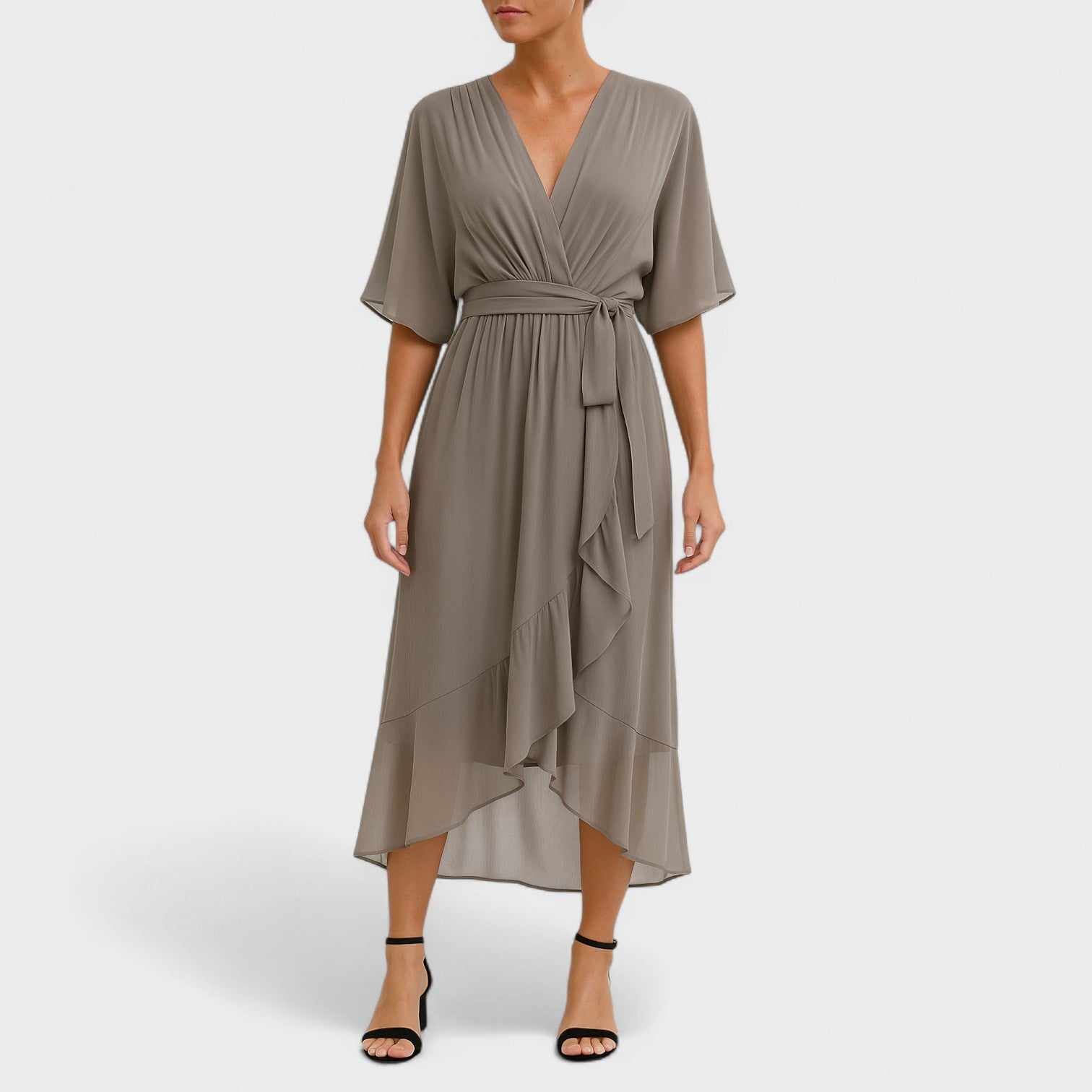 Jimena - Vestido elegante con cintura