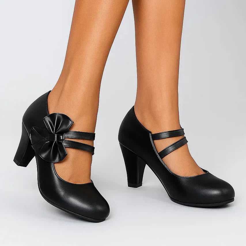 Bela - Tacones con Lazo