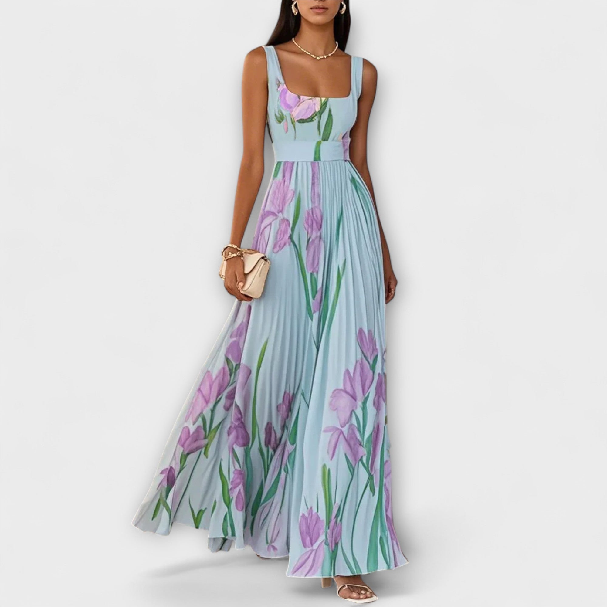 Pilar - Vestido Maxi en Chiffon