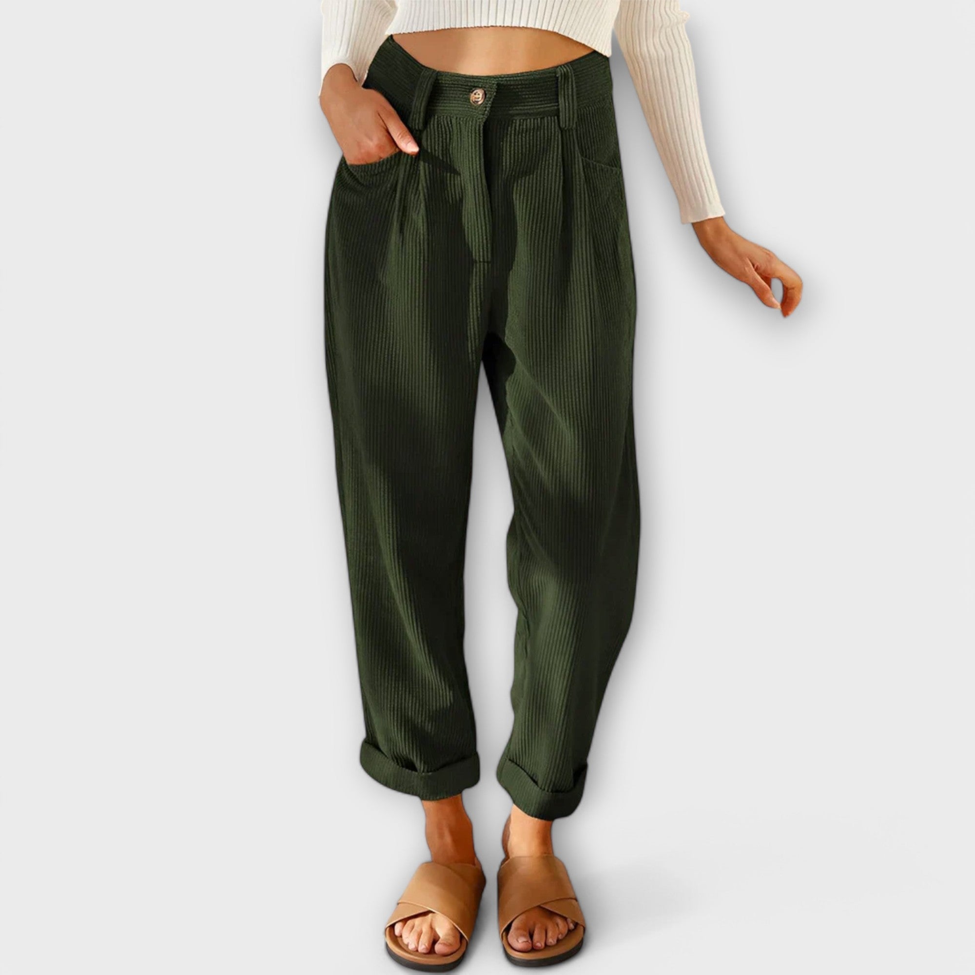 Lana - Pantalones de pana modernos