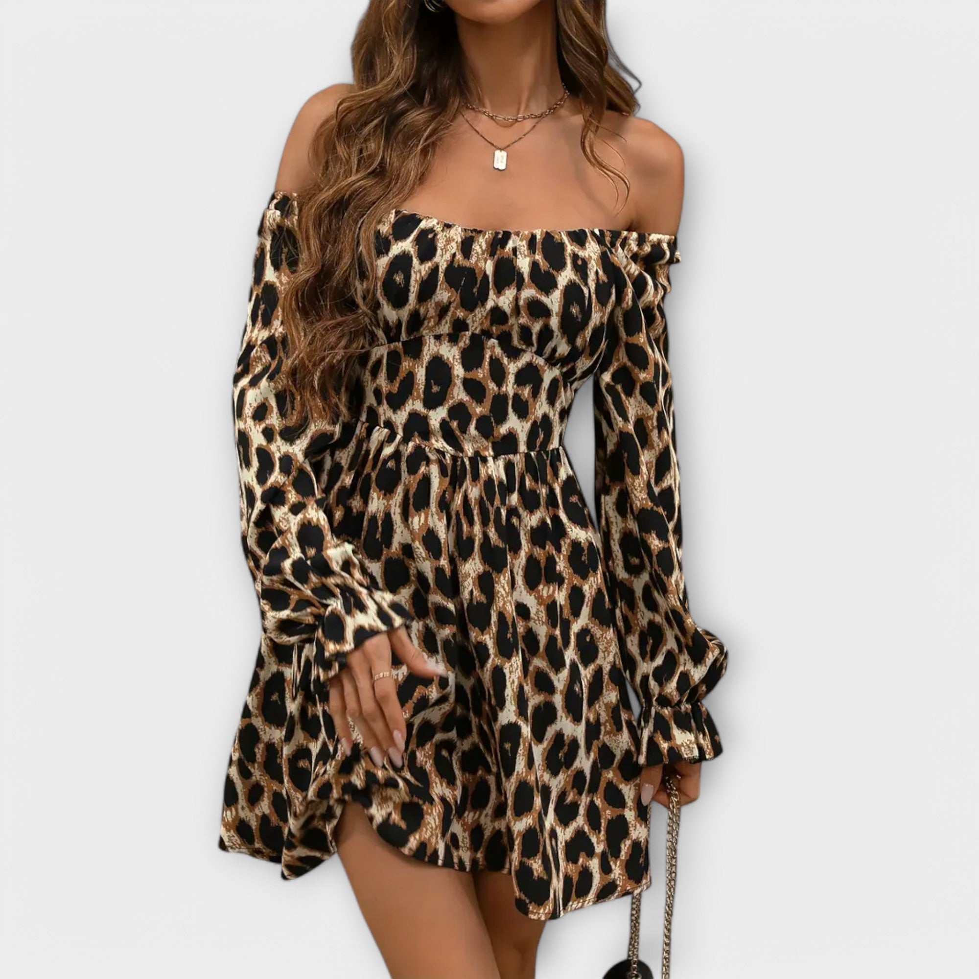 Carlota - Vestido con estampado de leopardo