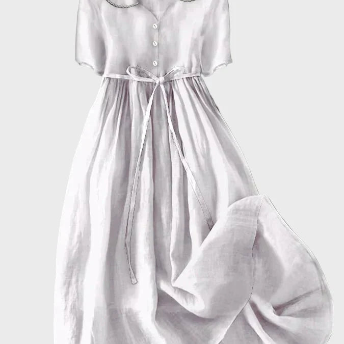 Ema - Vestido Clásico con Botones