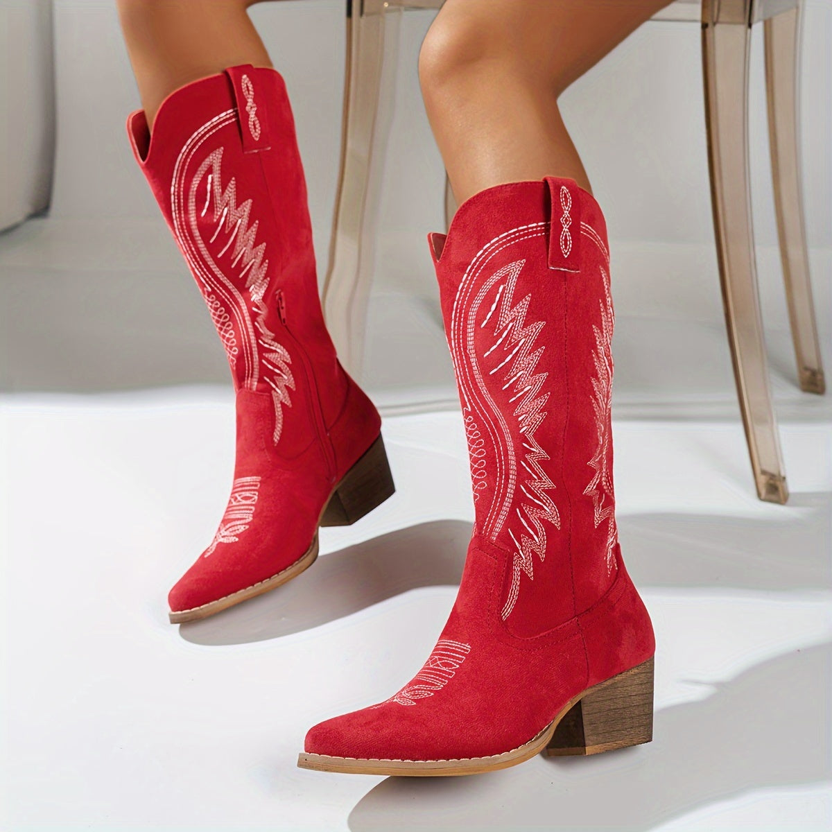 Luna - Botas Cowboy Femeninas