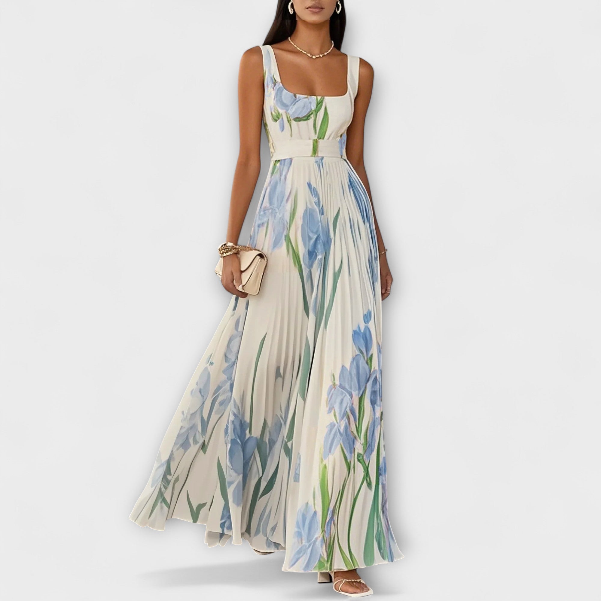Pilar - Vestido Maxi en Chiffon